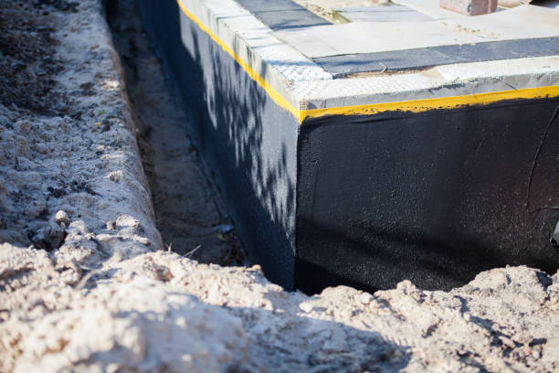 Residential Wet Basement Repair installation at a Hartsville, IN home by SJ Waterproofing Pros